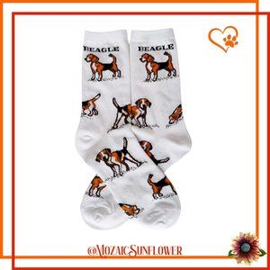 Standard Beagle Dog Breed Cotton Socks